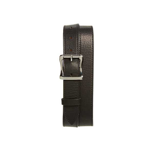 Shiny Black Genuine Leather Belt – De-Marca